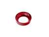 ES#3551209 - 019290ecs01-03KT - Audi B8 Billet Aluminum Control Ring Kit - SMOOTH - Red Anodized - Set of four billet aluminum trim rings for your climate control, MMI, and volume knobs. - ECS - Audi