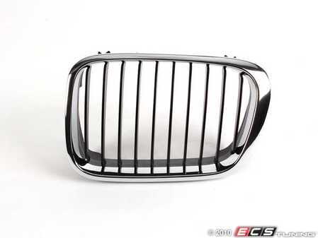 ES#78547 - 51138208487 - Kidney Grille - Left - Chrome outer design with black slats - Genuine BMW - BMW