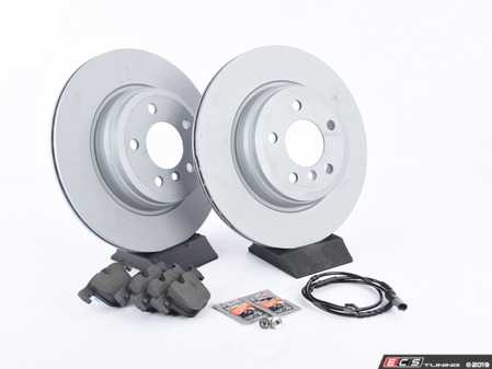 ES#4056674 - 34216876422KT - Rear Brake Service Kit - Featuring Zimmermann rotors and ECS DD23 ceramic pads. - Assembled By ECS - BMW