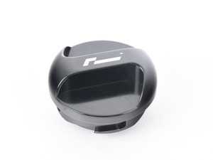 ES#3188198 - VWR19G702 - VWR Billet Oil Filler Cap - Replace the factory plastic cap with this sturdy aluminum one in gloss midnight black anodizing - Racingline - Audi Volkswagen Porsche