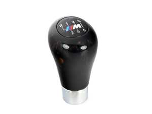ES#3624459 - 25112423545 - BMW Individual Six Speed M Shift Knob - (NO LONGER AVAILABLE) - Six Speed Individual Anthracite Birch with chrome accent - Genuine European BMW - 