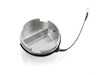 ES#3677062 - 022506ECS0101 - Billet Fuel Cap Cover - Clear Anodized - Upgrade your gas cap to our gorgeous CNC-machined aluminum cover. Easily installs over your existing cap! - ECS - Audi Volkswagen Porsche
