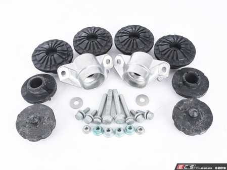 ES#3663817 - 8k0412377cktKT6 - Cup Kit/Coilover Installation Kit - Includes 034 Density Line Front Upper Strut Mounts, and all necessary items for a quick and easy install. - Assembled By ECS - Audi