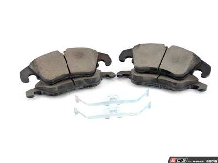 ES#3610343 - 16-1322 - Z16 Evolution Ceramic Front Brake Pad Set - Evolution pads feature a true ceramic formula that keeps wheels cleaner, and wont wear-out the rotors - Power Stop - Audi