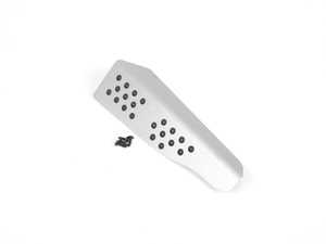 ES#2840441 - P95RHSILVER - Aluminum Dead pedal - Rubber grip - Silver/Rennline Logo (RHD) - Improve the look of your interior and fine-tune your driving experience - Rennline - Porsche