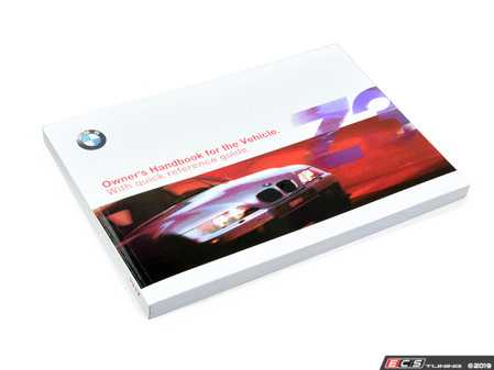 ES#12927 - 01410155681 - Owner's Handbook Z3 E36/7 - (NO LONGER AVAILABLE) - Genuine BMW - 