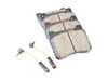 ES#3161533 - EUR1121 - Front Euro Ceramic Brake Pad Set - Ceramic composite developed to meet low dust & noise requirements - Akebono - Mercedes Benz