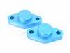 ES#2858878 - MRSMC0350 - Front Roll Center Adjuster Spacer - Blue - Mounts to the outer axle carrier - Megan Racing - MINI
