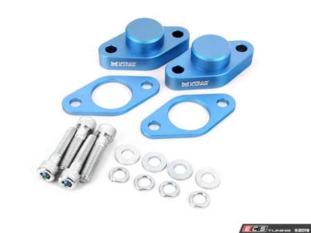 ES#2858878 - MRSMC0350 - Front Roll Center Adjuster Spacer - Blue - Mounts to the outer axle carrier - Megan Racing - MINI
