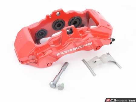 ES#1499338 - 99735143210 - Front Brake Caliper - Red - Right side fitment - Genuine Porsche - Porsche