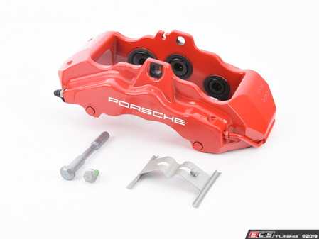 ES#1499335 - 99735143110 - Front Brake Caliper - Red - Left side fitment - Genuine Porsche - Porsche
