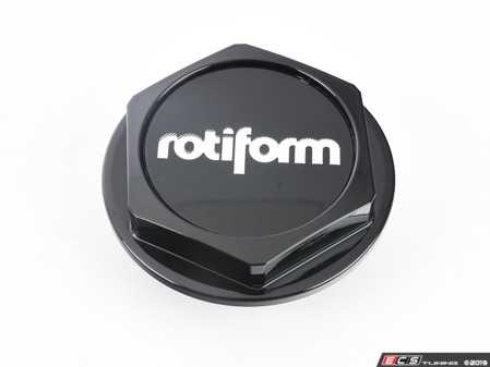 ES#3638648 - 32170-26-AB - Billet Hex Nut - Gloss Black - Priced Each  - Newly designed one-piece billet hex nut keeps your AeroDisc on your wheel and out of gutter. - Rotiform - Audi BMW Volkswagen Mercedes Benz MINI Porsche