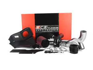 ES#3494041 - 016310ecs0106KT - Luft-Technik Intake System - With Aluminum Heat Shield & Polished Aluminum Tubes - In House Engineered "Air Technology" Featuring a CNC-bent heat shield, reusable air filter, 3.0" tubes and a CNC MAF housing for maximum performance and stunning aesthetics! - ECS - Volkswagen