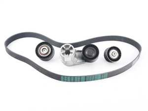 ES#3658438 - 112876286591KT - Accessory Belt Service Kit - Includes belt, tensioner and idler pulleys - Genuine BMW - BMW