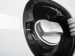 Billet Fuel Cap Cover - Clear Anodized