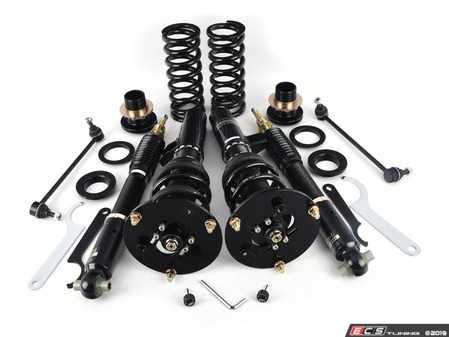 ES#3639848 - I-61E-BR - BR Series Coilover Suspension Kit - Extreme Low - 3-Bolt Top Mounts - Featuring 30 levels of adjustment and performance spring rates and valving that makes the BR Series perfect for both daily drivers and track warriors! - BC Racing - BMW
