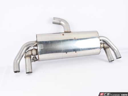 ES#3129650 - SSXAU577 - Cat-Back Exhaust System - Resonated - 3" stainless steel with quad oval polished tips - Milltek Sport - Audi