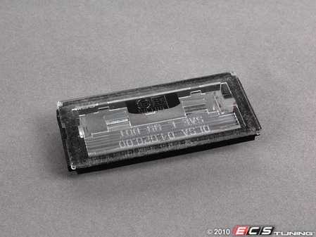 ES#78624 - 51138244336 - Flat License Plate Light Lens - Priced Each - Get two and restore the look of your car - Genuine BMW - BMW