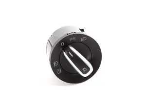Standard European Headlight Switch - Brushed Trim