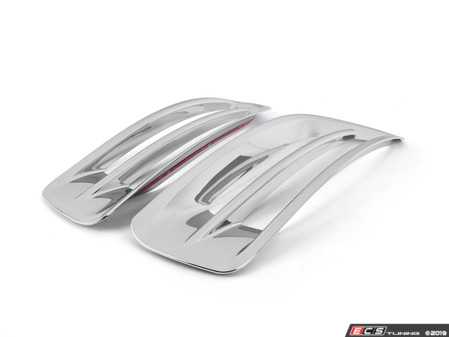 ES#3663869 - 3593CHEN13796 - Chrome Front Bumper Grille Trim - Pair - Chrome surrounds for your left and right bumper grilles - ECS - Volkswagen