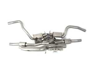 ES#2827452 - SSXAU334 - Cat-Back Exhaust System - Semi-Resonated With Exhaust Valves - 2.37" stainless steel and retains OE exhaust tips - Milltek Sport - Audi