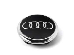ES#2206782 - 4L0601170041 - Center Cap - Glossy Black - Priced Each - Replace your missing or damaged cap - Genuine Volkswagen Audi - Audi