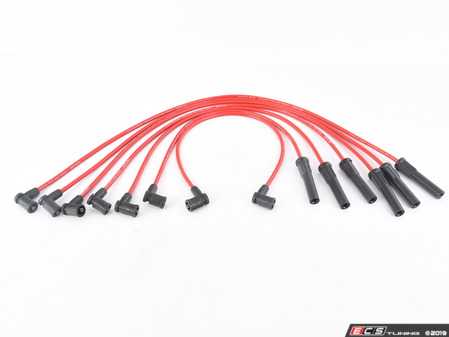 ES#3559446 - 77284 - Taylor Spark Plug Wire Set - Red - 8mm diameter wire with a spiro wound core with stainless steel wire - Taylor Cable - Volkswagen