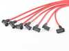 ES#3559446 - 77284 - Taylor Spark Plug Wire Set - Red - 8mm diameter wire with a spiro wound core with stainless steel wire - Taylor Cable - Volkswagen