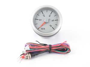 ES#3551016 - 7472 - Volts (Peak/Warn)  - (NO LONGER AVAILABLE) - Add factory looking silver and amber/red gauges to your MINI cooper - Marshall - 