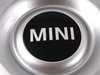 ES#65834 - 36136771000 - Hub Cap With MINI Logo Silver For R102 Wheel - Priced Each - Needed with new wheels or for lost caps - Genuine MINI - MINI