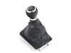 ES#2163185 - 3AA711113CA0U - Shift Knob - 6-speed - Leather knob with leatherette boot - Black - Genuine Volkswagen Audi - Volkswagen