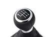 ES#2163185 - 3AA711113CA0U - Shift Knob - 6-speed - Leather knob with leatherette boot - Black - Genuine Volkswagen Audi - Volkswagen