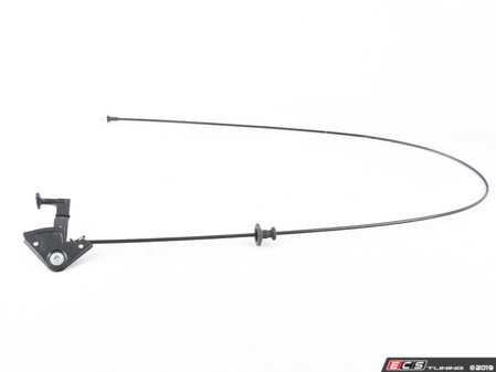 ES#371117 - 4B1823531 - Hood Release Handle With Cable - (NO LONGER AVAILABLE) - Located inside the vehicle on the lower left a-pillar - Genuine Volkswagen Audi - 