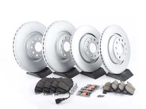 ES#3675261 - 1k0615301adkt4KT - Front & Rear Brake Service Kit  - A Genuine braking kit to restore performance at all four corners! - Genuine Volkswagen Audi - Audi