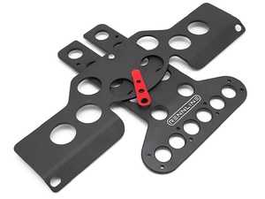 ES#3552513 - FE1314BLACK - EZ Adjust Fire Extinguisher Mount - Black - Mounts securely to your seat rails and will not move as you adjust your seat - Rennline - Porsche