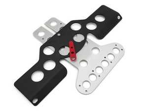 ES#3552514 - FE1314SILVER - EZ Adjust Fire Extinguisher Mount - Silver - Mounts securely to your seat rails and will not move as you adjust your seat - Rennline - Porsche