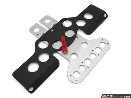 ES#3552514 - FE1314SILVER - EZ Adjust Fire Extinguisher Mount - Silver - Mounts securely to your seat rails and will not move as you adjust your seat - Rennline - Porsche