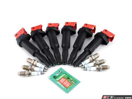 ES#3677671 - 12131712219pkt - Performance Ignition Service Kit - Everything you need to service your ignition system including spark plugs and Bav Auto ignition coils - Assembled By ECS - BMW
