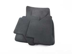 ES#125123 - 51479118617 - Carpeted Floor Mat Set - Anthracite - Complete set of four floor mats - Genuine BMW - BMW