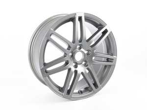 ES#457185 - 8P0601025BC - 18" Split 7-Spoke Wheel - Priced Each - 18"x7.5" ET54 5x112 Titanium - Genuine Volkswagen Audi - Audi