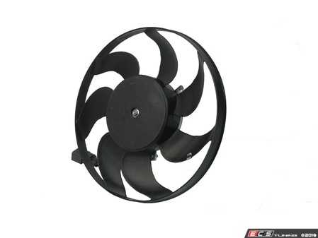 ES#4745503 - 1KM959455E - Auxiliary Fan Assembly - 295mm - Smaller of the two fans found behind the radiator - Vemo - Audi Volkswagen
