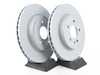 ES#2588564 - 1634210412KT9 - Front Brake Rotors - Pair - Includes left and right front brake rotors - Zimmermann - Mercedes Benz