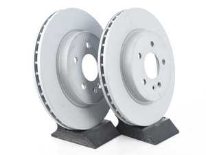 ES#2588564 - 1634210412KT9 - Front Brake Rotors - Pair - Includes left and right front brake rotors - Zimmermann - Mercedes Benz