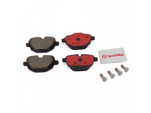 ES#3674687 - 34216862202 - Rear Brake Pads Set - Ceramic - Quality replacement brake pads from an original equipment supplier - P06064N - Brembo - BMW
