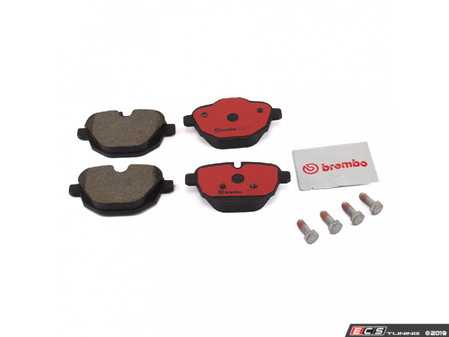 ES#3674687 - 34216862202 - Rear Brake Pads Set - Ceramic - Quality replacement brake pads from an original equipment supplier - P06064N - Brembo - BMW