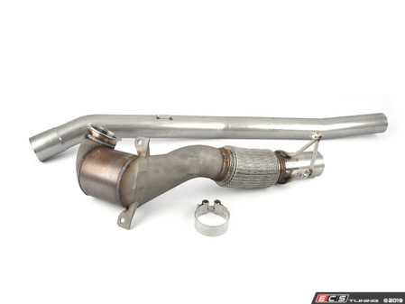 ES#3129647 - SSXAU583 - 3" Large Bore Downpipe - Featuring Milltek Sport Hi-Flow sports cat, designed for Milltek's 3" cat-back systems. - Milltek Sport - Audi