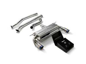 ES#3675800 - BF33B-DS11B - Stainless Steel Valvetronic Catback Exhaust System  - This valved cat back system features wireless remote control and blue coated tips. - Armytrix - BMW