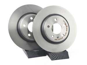 ES#3184406 - 8K0615601J - Rear UV Coated Brake Rotors - Pair (300x12) - Features Brembo's special UV paint treatment that guarantees superior corrosion resistance. - Brembo - Audi