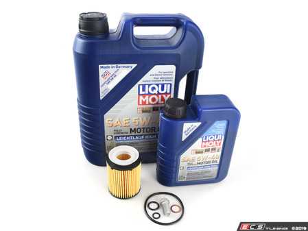ES#3678230 - 2701800109KT1 - Liqui Moly Leichtlauf Oil Service Kit (5w-40) - Includes Hengst filter and Liqui Moly Leichtlauf High Tech 229.5 Spec oil - Assembled By ECS - Mercedes Benz