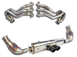 ES#3690183 - 244526KT - 997.2 GT3 Performance Exhaust System - Long tube headers, HJS Motorsport large volume race catalytic converters and a muffler with integrated Helmoltz-resonator chamber - Supersprint - Porsche